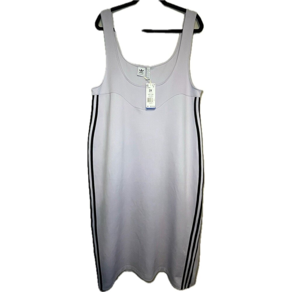 NWT Adidas Always Original Long Skirt Lavender Jumper Dress Size 2X